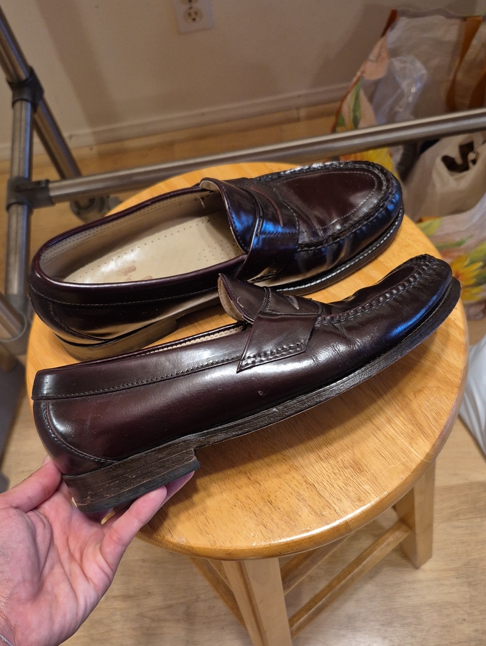 SAS Brown Genuine Leather Loafers - Picture 5 of 17